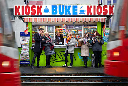 Das Team von Zilkens 2021 im Kiosk Buke in Köln