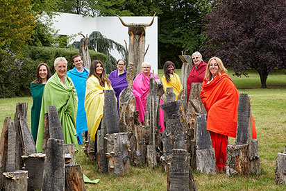 Das Team von Zilkens 2023 in der Stiftung Skulpturenpark in Köln