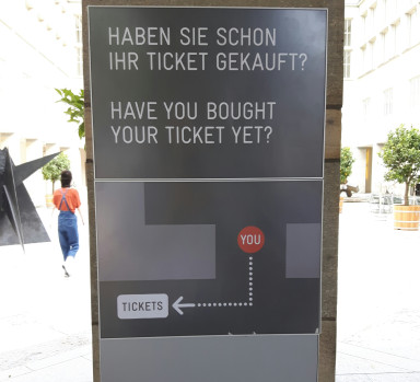 Willkommen in der Schweiz! Foto Stefan Kobel 
