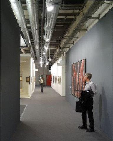 Hamsterrad Kunstmesse, hier: Vernissage Art Basel 2016; Foto Stefan Kobel