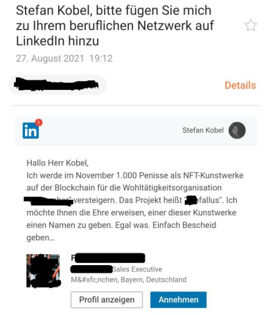 Bestimmt ehrenwert, aber erklärungsbedürftig.
