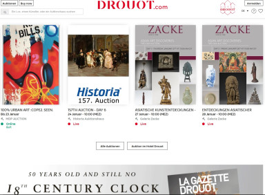 Neuer Player im Internet-Kunstmarkt: Drouot
