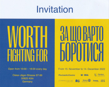 Ausstellung Worth Fighting For in Köln