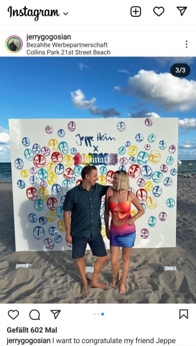 cringe: Jeppe Hein bei Jerry Gogosian für Ruinart in Miami Beach