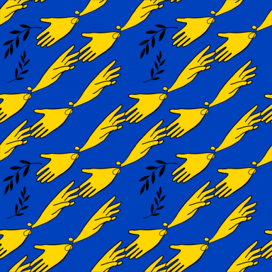 Luana Adriani, Hands in Peace, frei via creativesforukraine.com