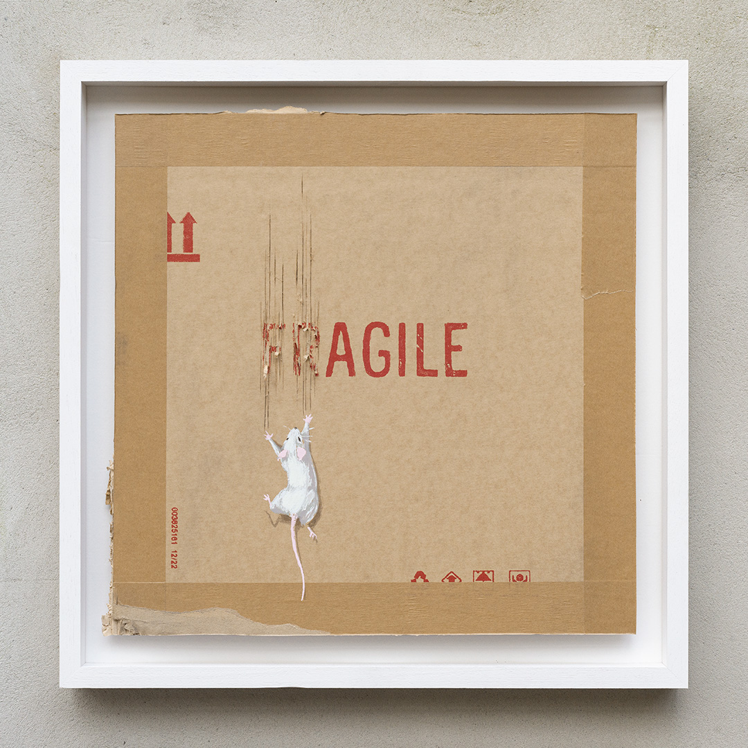 Banksy's charity edition Agile; https://banksy.legacyofwarfoundation.com/