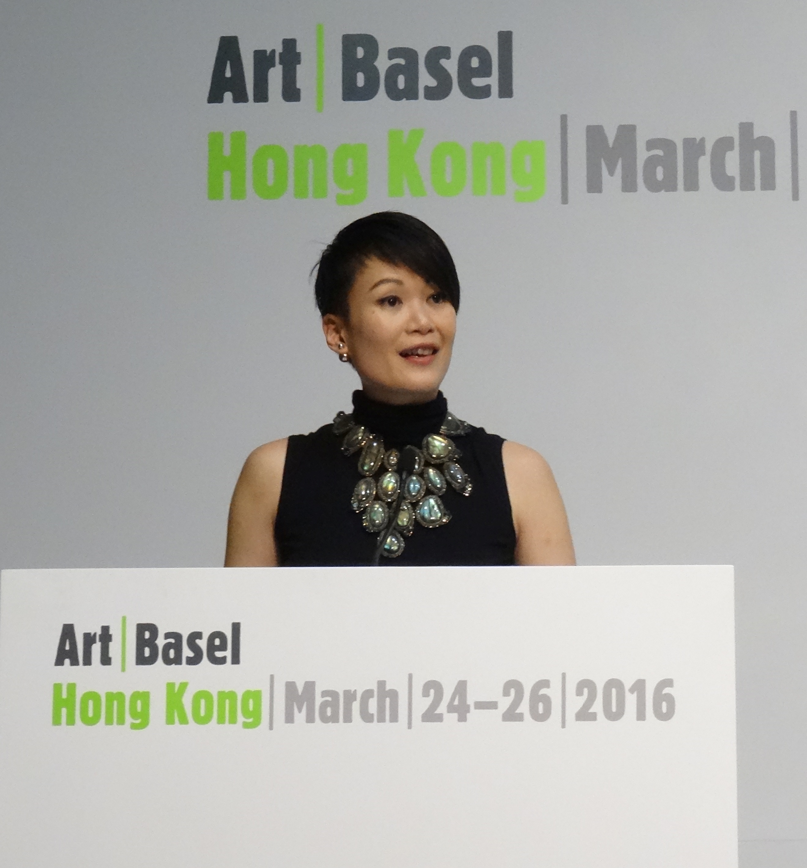 It's all change in the art world once again;  here Adeline Ooi; Photo Stefan Kobel