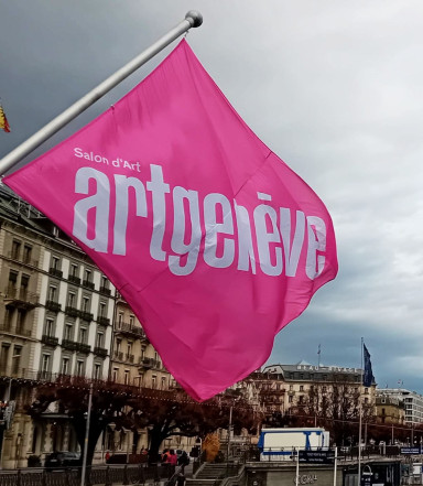 Artgenève mit Hintergrund; Foto Stefan Kobel