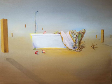 Javier Beruff "....and Russia if your listening"; frei via creativesforukraine.com