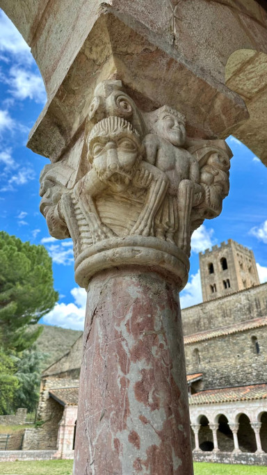 St. Miguel de Cuixa, the others are at the Cloisters, New York
