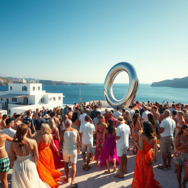 Art Basel afterparty; symbol image