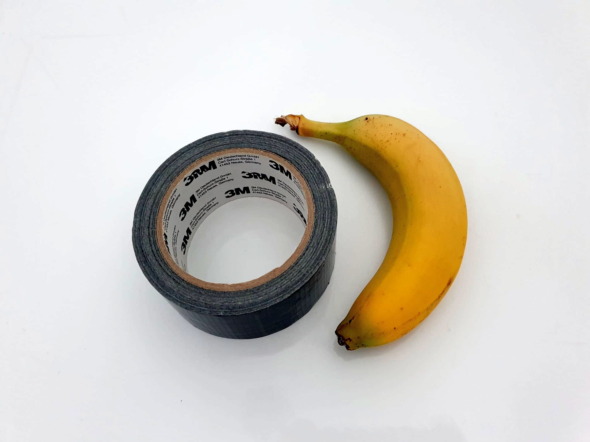 Hopefully for the last time: a banana on its own doesn’t make art. Photo: Stefan Kobel