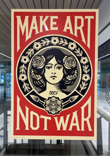 Shepard Fairey 2019, gesehen in Tallin, Photo Stephan Zilkens