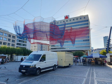 Controversy over art in public spaces in Frankfurt; photo Stefan Kobel